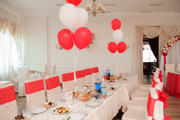 wedding banquet in a restaurant