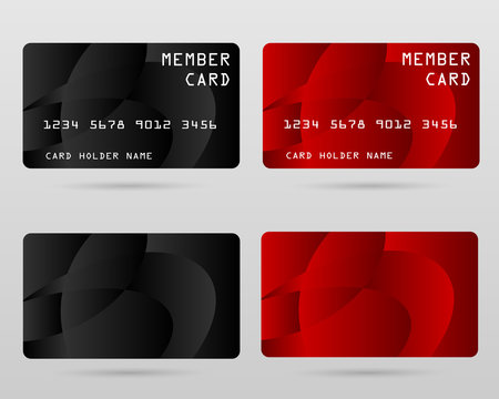 member card, business VIP card, design for privilege member,vector