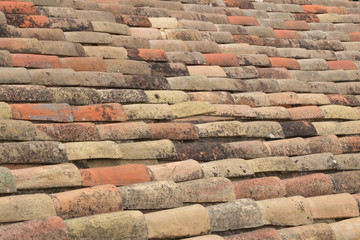 Roof surface closeup