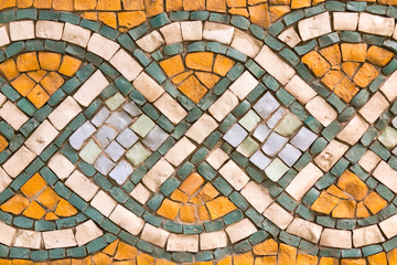 A fragment of an ancient mosaic