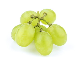 Grapes isolated on white background closeup