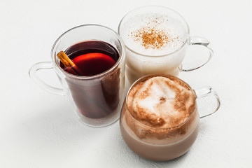 温かい冬の飲み物　Winter drinks