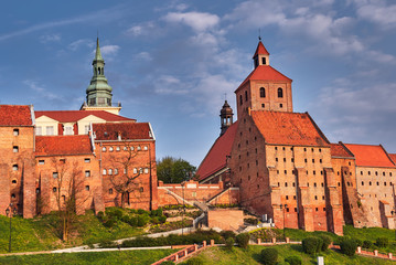 Gothic granaries Grain brick in Grudziadz in Poland.