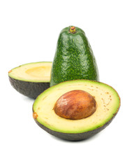 Avocado with halves