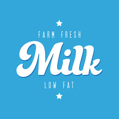 Farm fresh milk sign