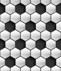 Volumetric seamless pattern of hexagons - 185021588
