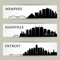 United States of America city skylines