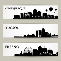 Fototapeta premium United States of America city skylines