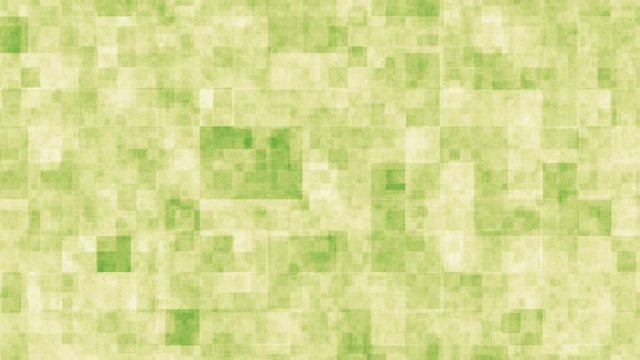 Seamless Looping Abstract Motion Background with Light Green Squares