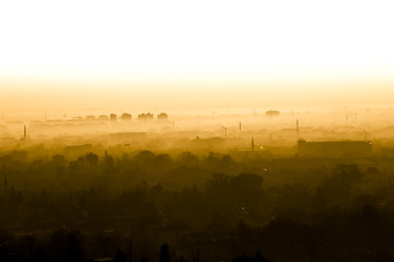 Fototapeta premium Konya city in winter