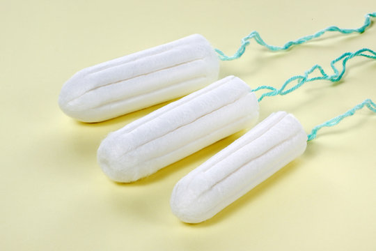 tampons, isolated
