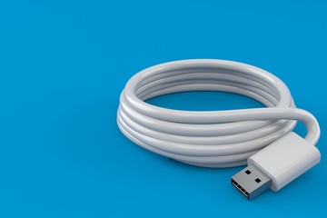 Reel of USB cable