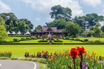 Botanical gardens Kebun Raya in Bogor, West Java, Indonesia