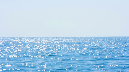 Clean blue water sea background