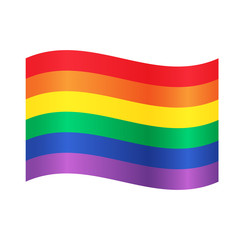 Rainbow pride flag
