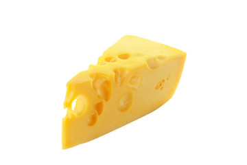 cheese isolated on white