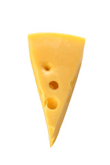 cheese isolated on white