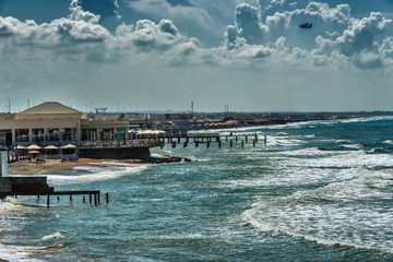 Strandbäder bei Ostia