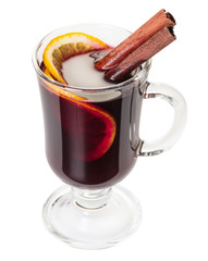 Hot drink mulled wine
