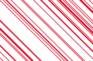 Christmas candle, lollipop pattern. Striped diagonal background with slanted lines. Stripy backdrop Vector illustration