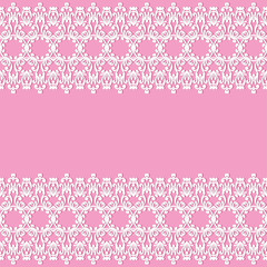 white lace borders with shadow, ornamental paper lines, vector eps10