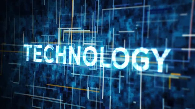 Computer Technology Type Closeup