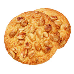 Homemade cookie with peanuts