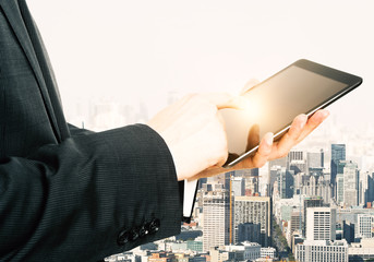 Technology and communication concept