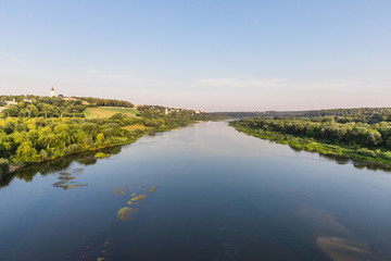 the Oka River in Kaluga, Russia