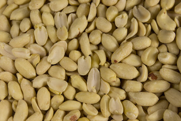 Background of the raw peeled peanut