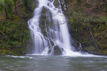 Waterfall on the Urumea river, between Navarra and Gipuzkoa
