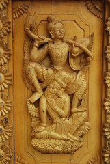 Sculpture du monastère Atumashi, Mandalay, Myanmar