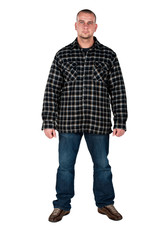 Portrait of a young blue collar worker