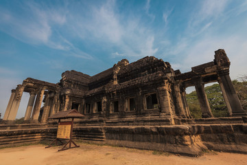 One of the ancient temples, at the Angkor Wat complex, in Siem Reap, Cambodia