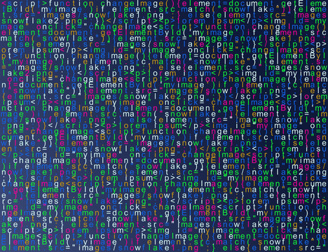 Javascript programming code background