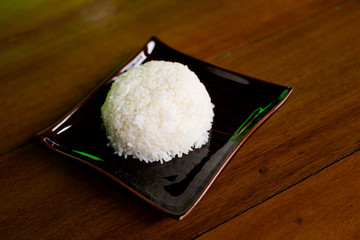 Thai steamed jasmine white rice