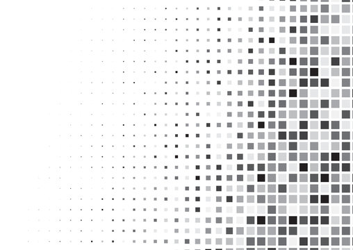 Halftone background made of squares