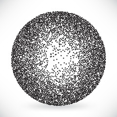 Halftone dotted background for business design