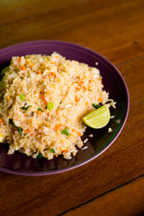 Thai fried rice with egg