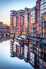 Amazing view on boats and canals
