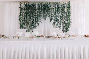 Wedding table.
