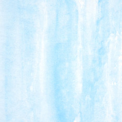 Blue abstract watercolor painting textured on white paper background, watercolor background for art and design concept