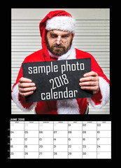 Months of year 2018. Calendar