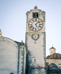 Fototapeta na wymiar clock tower tavira portugal 