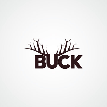 Buck Logo Vector Template Design