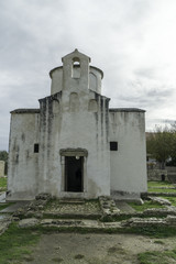 Fototapeta na wymiar Ancient stone church in Sin, Croatia