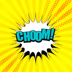 Comic book page yellow background