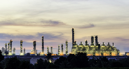 Gas turbine electrical power plant  with twilight support all factory in industrial Estate
