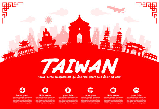 Taiwan Travel Landmarks.