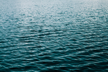 Blue river background.